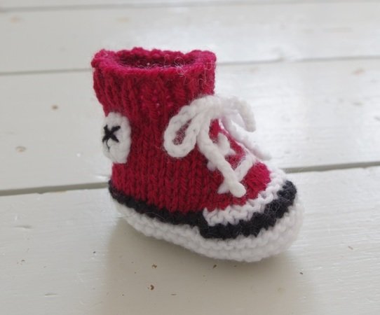 Trainer Style Baby Booties