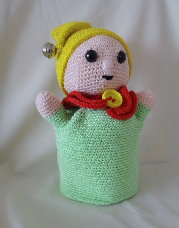 Handpuppe häkeln - Handpuppe "Caspar" - Häkelanleitung PDF