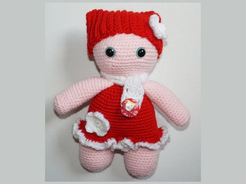 Häkelanleitung Amigurumi Püppchen Kim