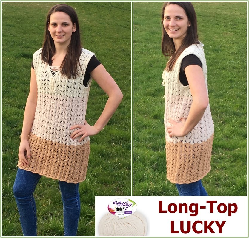 Longtop LUCKY aus Woolly Hugs NOBLY stricken