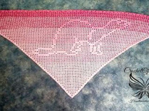 Motivtuch: Frettchen-2 (Häkelanleitung)