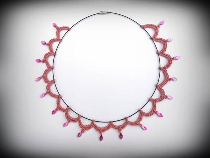 Häkelanleitung Bogen-Collier