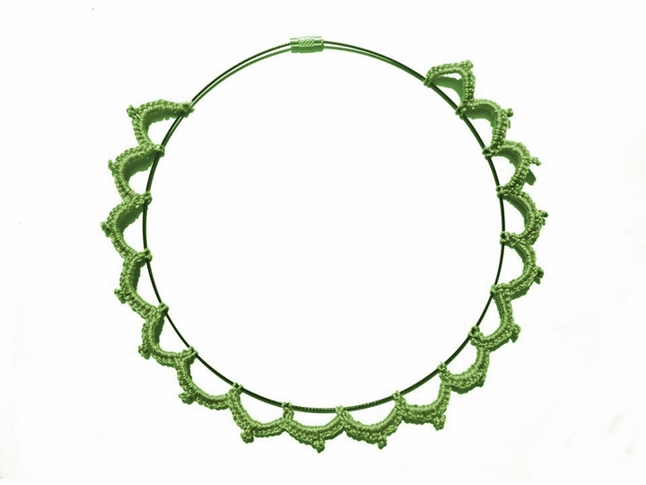 Häkelanleitung Bogen-Collier