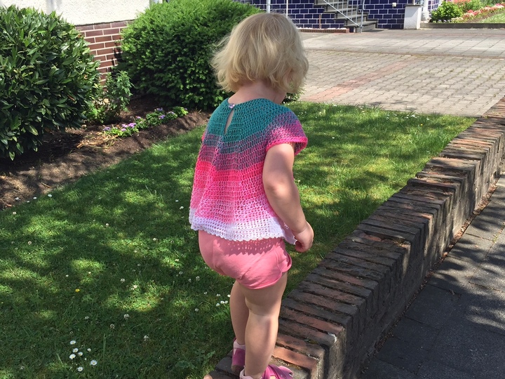 Hängerchen häkeln - Anleitung für alle Garne und Größen