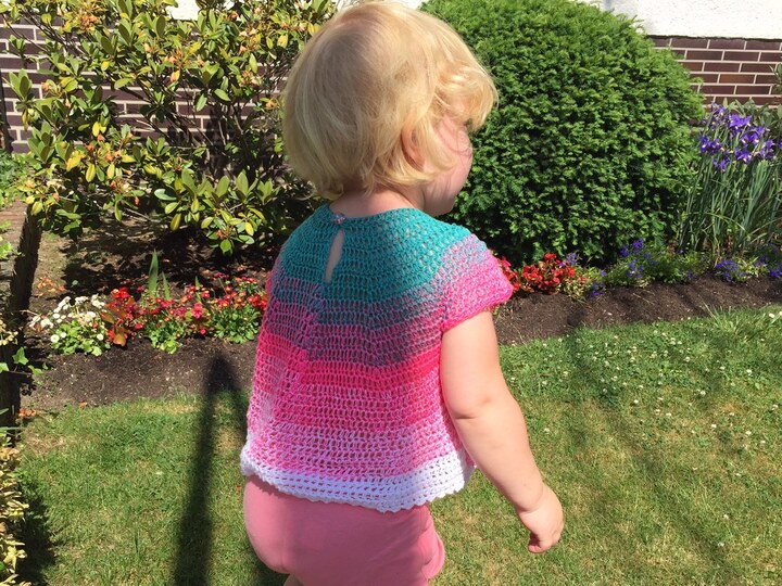 Hängerchen häkeln - Anleitung für alle Garne und Größen