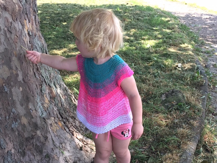 Hängerchen häkeln - Anleitung für alle Garne und Größen