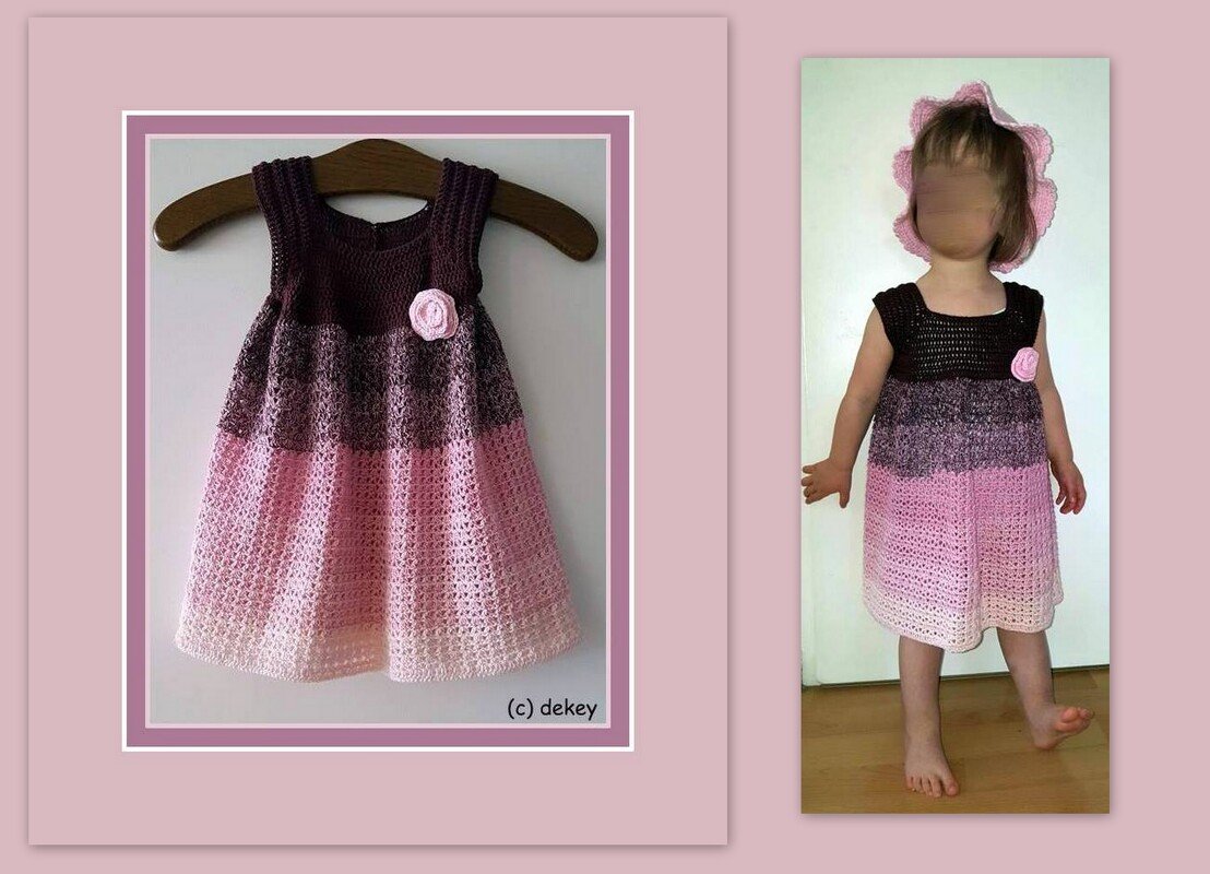 Mädchenkleid Gr. 92 - leicht abwandelbar auf andere Größen