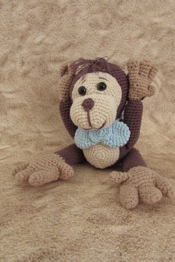 Wuschel Affen-Trio PDF Häkelanleitung