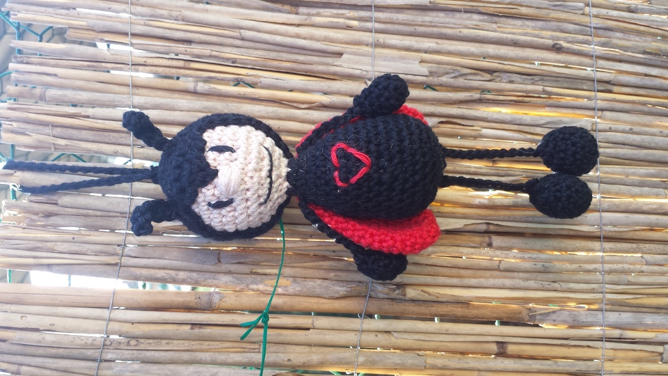 Karl der Marienkäfer als Taschenbaumler