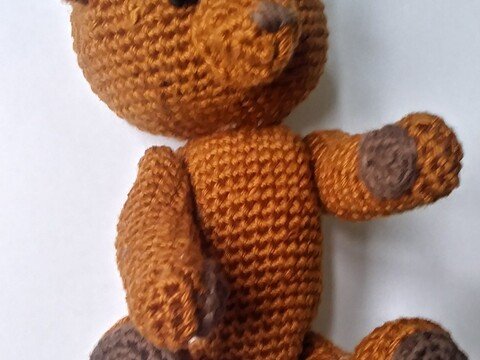 Häkelanleitung - Retro Teddybär