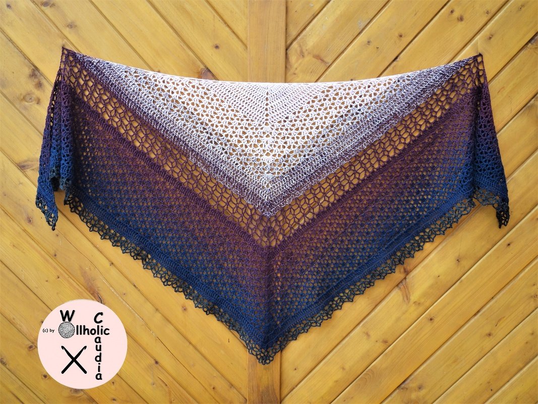 Häkelanleitung "Dreieckstuch Starlight" - Bild 3