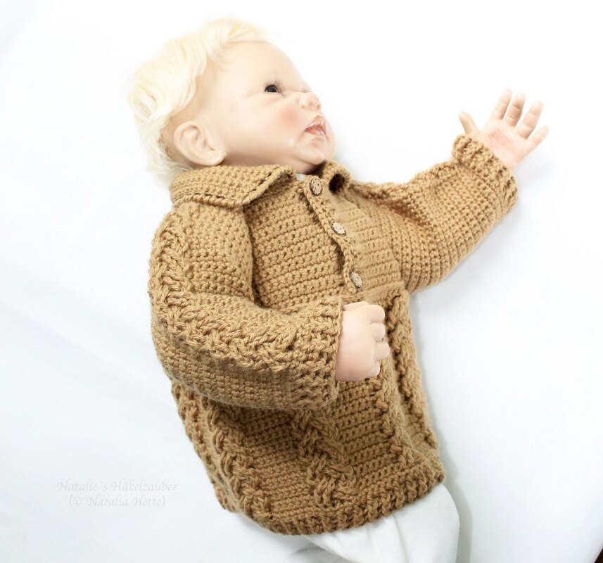 Kinderpullover "Dörfchen", Gr. 56-122 - Bild 4