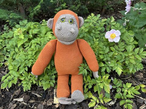 Häkelanleitung - Oli Orang-Utan
