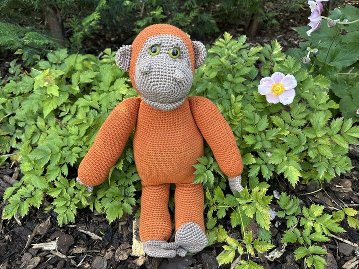 Häkelanleitung - Oli Orang-Utan