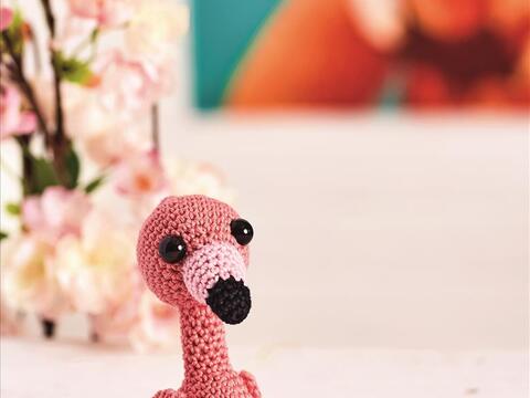 Häkelanleitung Amigurumi „Flamingo“