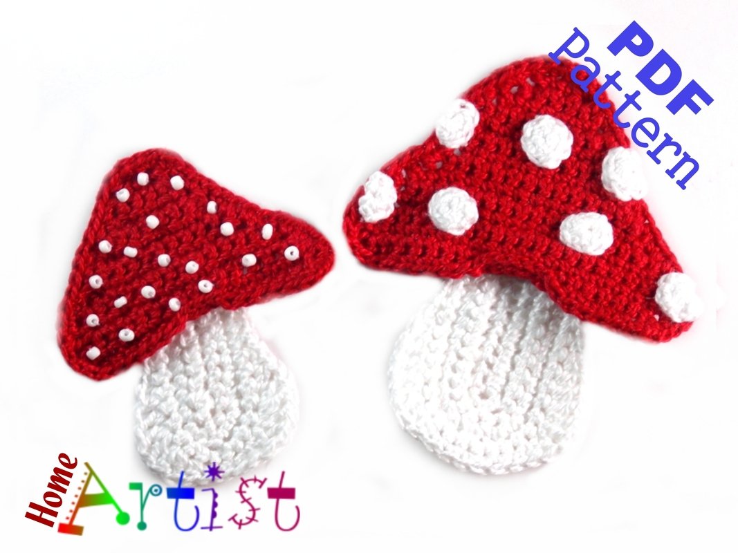 Mushrooms crochet pattern