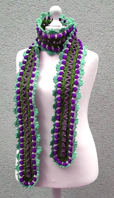 Schal„POPIG III“ - Crochet