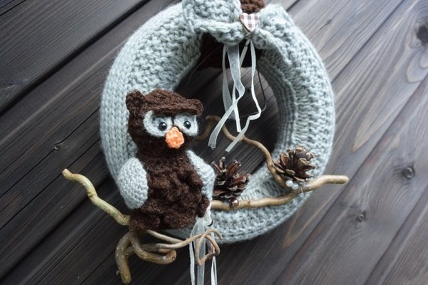 Türkranz gehäkelt und gestrickt - Bild 2