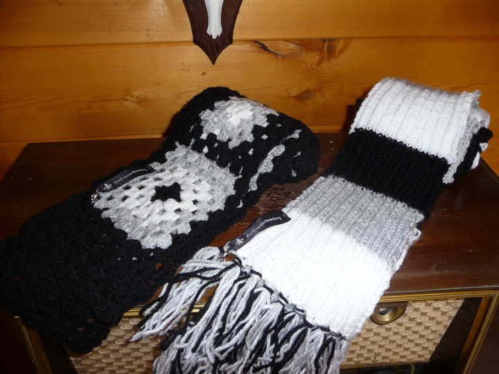 Partnerschal Gestrickt und Gehäkelt Schal