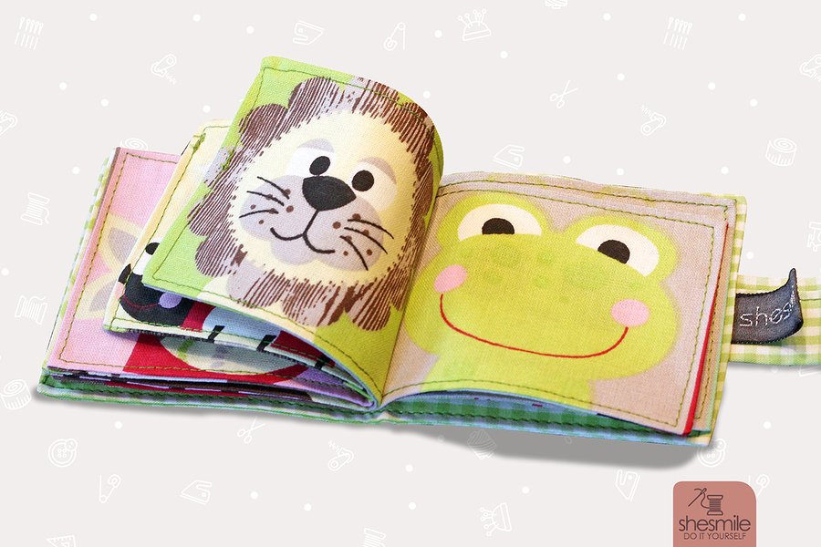 Bilderbuch aus Stoff (Nähanleitung und Schnittmuster)