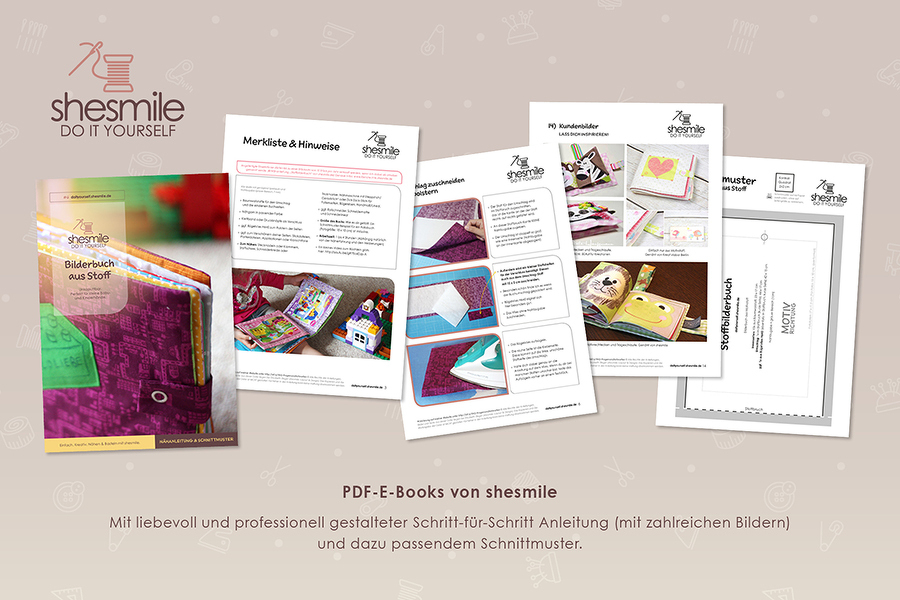 Bilderbuch aus Stoff (Nähanleitung und Schnittmuster)