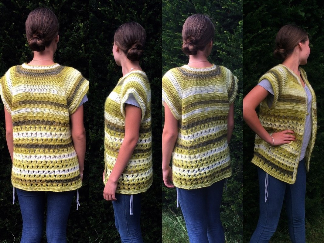 Weste "Elfenwald" in jeder Größe - Häkelanleitung - Bild 2