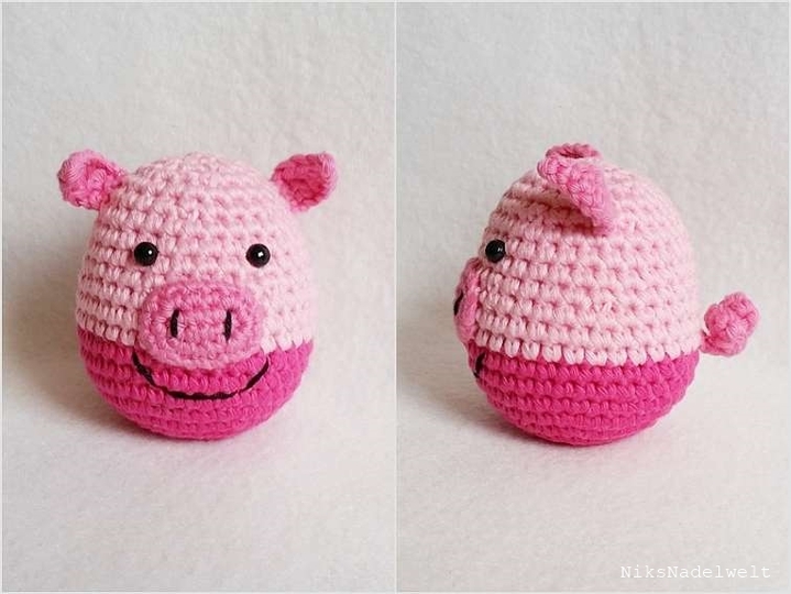 Häkelanleitung - Glücksschweinchen
