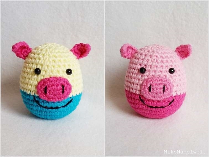 Häkelanleitung - Glücksschweinchen