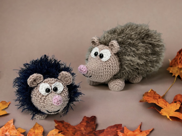 Igel Familie - Häkelanleitung