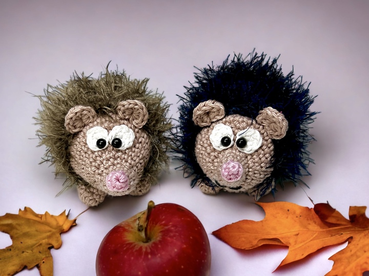 Igel Familie - Häkelanleitung