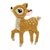 Deer Baby Crochet Applique Pattern