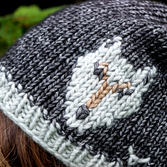 Mütze Wolf Beanie - Strickanleitung, einfach, warm und schnell gestrickt! Größe: Kopfumfang ca. 53 cm