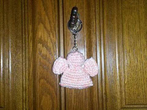 Schutzengel gehäkelt, schlicht