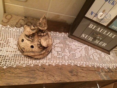 Anleitung Läufer mit Blüten