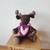 Søren, the giant Moose with scarf, 30 cm high (English)