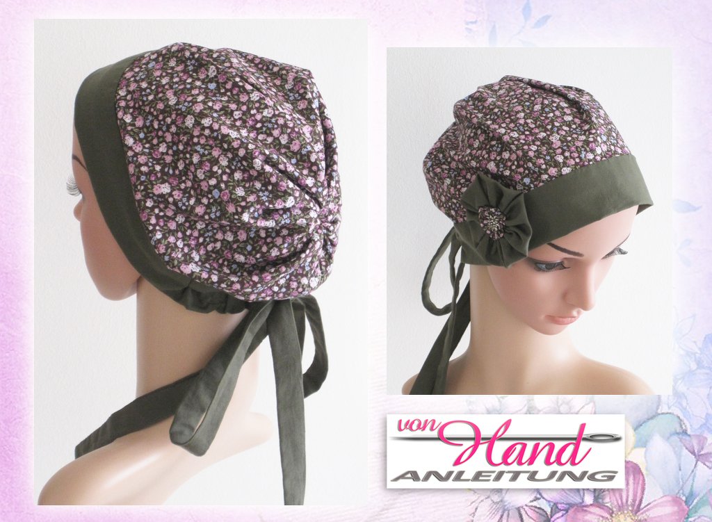 Nähanleitung: Mütze mit Rosette (Größen: S, M, L)