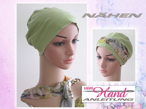 Nähanleitung: Beanie Mütze mit Deko-Band (Größen: S, M, L)