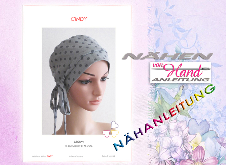 Nähen von Hand - Anleitung: Beanie Mütze (Größen: S, M, L)