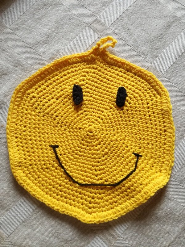 Smilie-Topflappen
