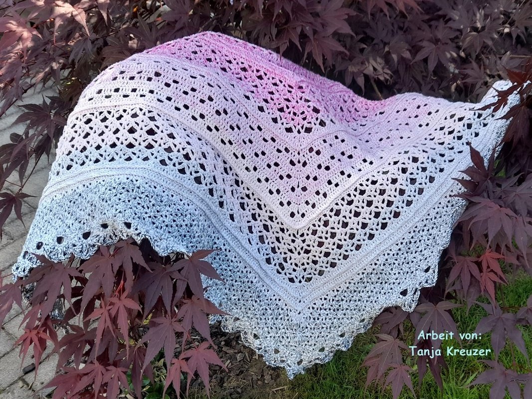 Häkelanleitung Dreieckstuch "Eleganz"