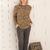 Gestrickter Pulli mit Smokmuster aus Kaschmir-Seidengarn