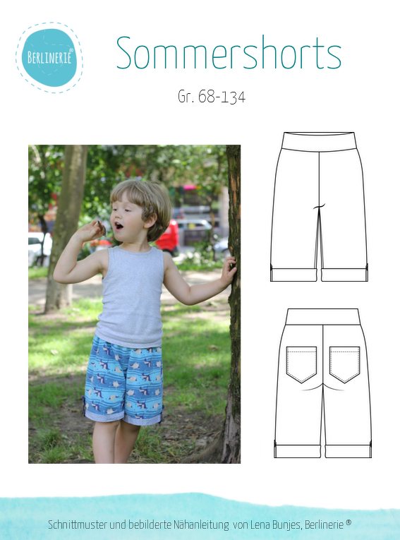E-Book/Nähanleitung Bärliner Sommershorts Gr. 68-134