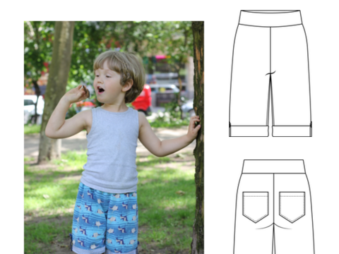 E-Book/Nähanleitung Bärliner Sommershorts Gr. 68-134