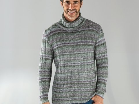Strickanleitung Herrenpullover "Messina" 758140