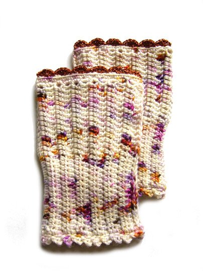 Häkelanleitung für  Pulswärmen Armstulpen Handstulpen