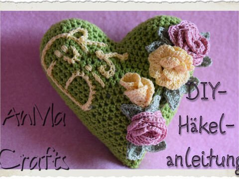 Herz mit Blümchen "Für Dich"