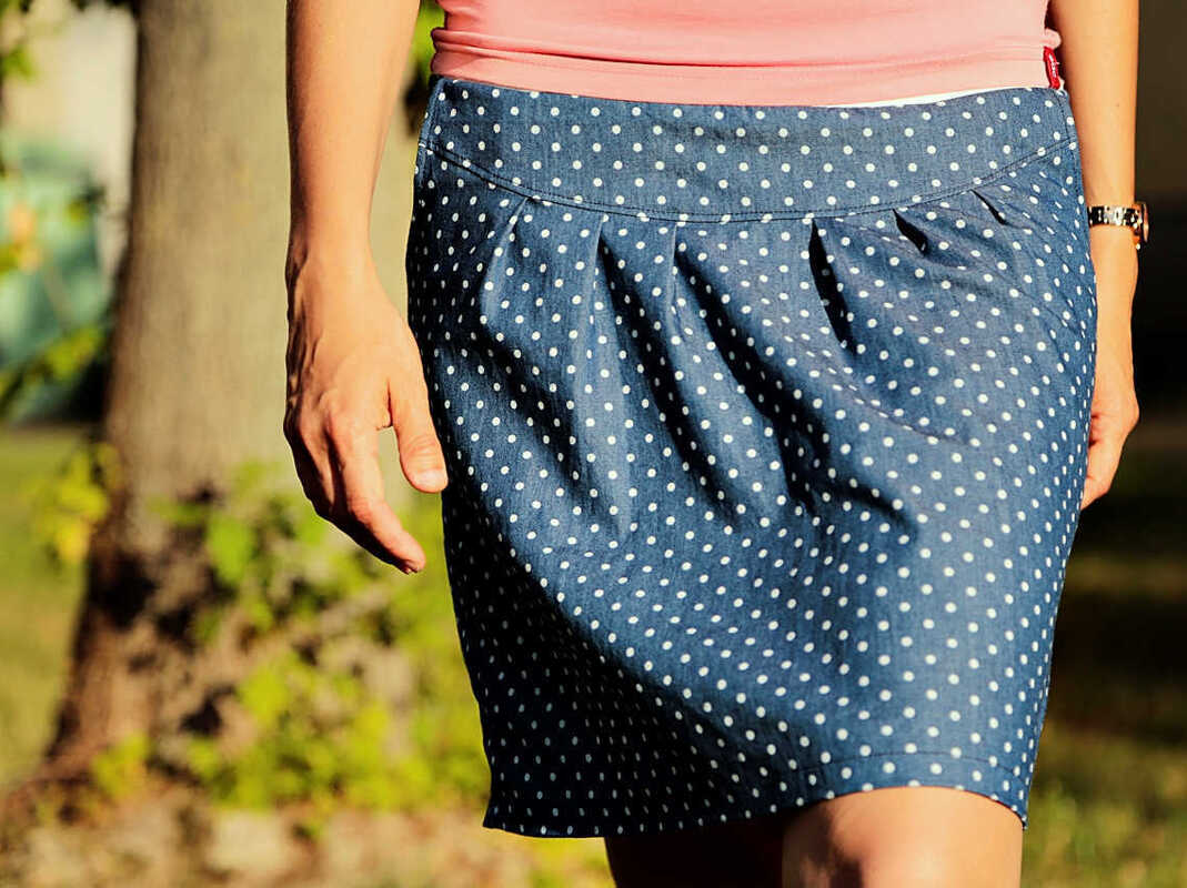 Minirock mit Passe Gr. 34-50 PRACHTKINDER❤