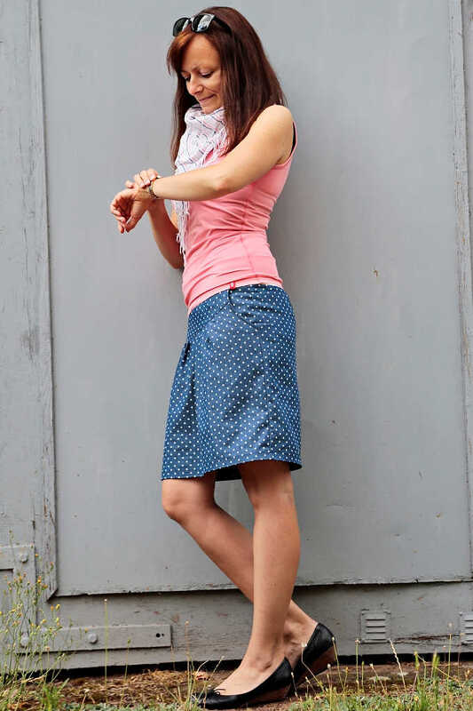 Minirock mit Passe Gr. 34-50 PRACHTKINDER❤ - Bild 5