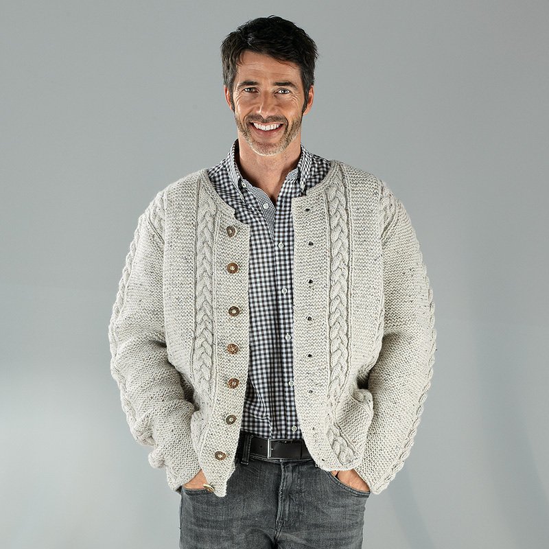 Strickanleitung Herrentrachtenjacke "Bregenzer Schafwolle" 758151
