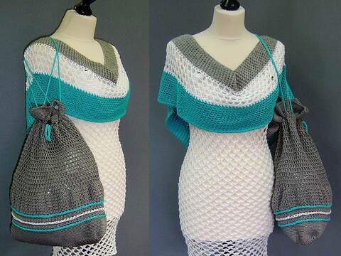 Elegante Damen-Sommer-Kombination – 3 Häkelanleitungen